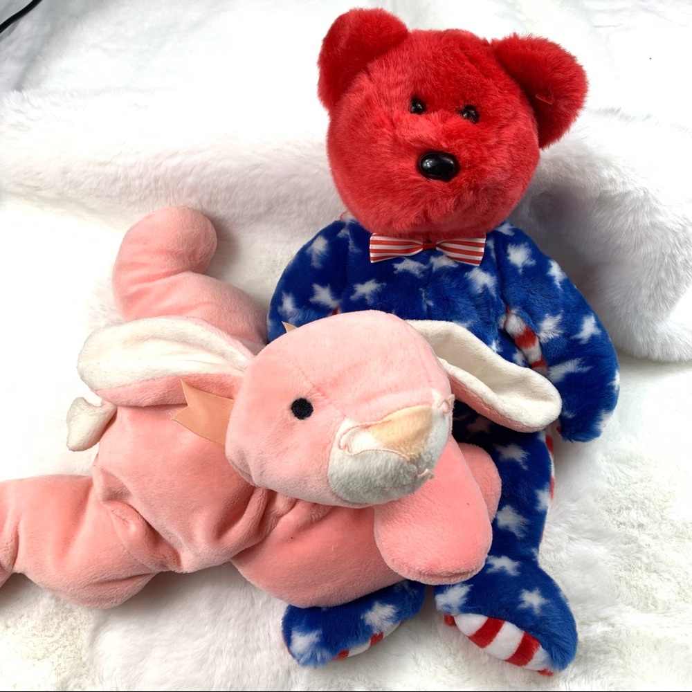 Lot of 2 Larger Beanie Babies